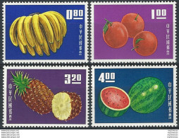 1964 Taiwan Frutta 4v MNH Michel N. 536/39 - Altri & Non Classificati