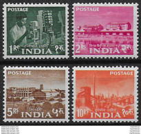 1959 India 4v. "Five Year Plan" MNH SG N. 413/16 - Sonstige & Ohne Zuordnung