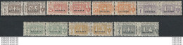 1916 Eritrea Pacchi Postali 7v. MNH Sassone N. 1+3/8 - Andere & Zonder Classificatie