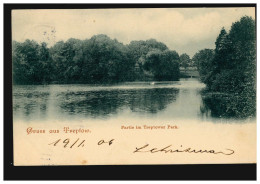 AK Gruss Aus Treptow: Partie Im Treptower Park, BERLIN W. 50 A 21.1.1906  - Sonstige & Ohne Zuordnung