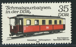 2565 Schmalspurbahnen 35 Pf Personenwagen ** - Neufs