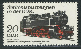 2563 Schmalspurbahnen 20 Pf Lokomotive ** - Nuovi