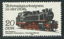 2563 Schmalspurbahnen 20 Pf Lokomotive ** - Ungebraucht