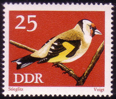 1838 Singvögel Stieglitz 25 Pf ** - Neufs