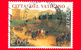 VATICANO - Usato - 2004 - Europa - Personaggi A Cavallo - 0.45 - Gebruikt