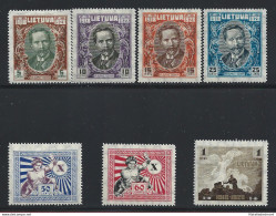 1928 Lituania - N. 277/283 7 Valori MLH/* - Sonstige & Ohne Zuordnung