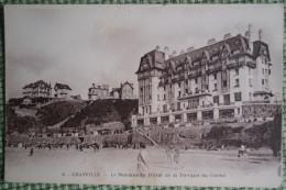 CPA - GRANVILLE - MANCHE - 50 - LE NORMANDY HOTEL & LA TERRASSE DU CASINO - Granville