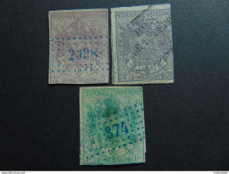 Petit Lot Des N°. 6A, 6B Et 8 Des Timbres De Dimension - Zegels