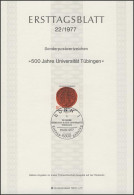 ETB 22/1977 Universität Tübingen - 1974-1980