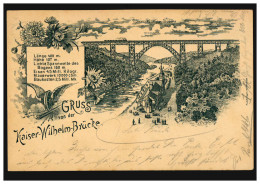 AK Gruss Von Der Kaiser-Wilhelm-Brücke, REMSCHEID-REINSHAGEN 18.8.1911   - Sonstige & Ohne Zuordnung