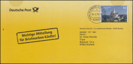 Plusbrief Marksburg Mitteilung Für Briefmarken-Käufer Steckkarten WEIDEN 16.2.15 - Buste - Nuovi