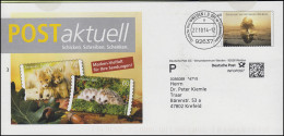Plusbrief Flussaue Im Unteren Odertal: POSTaktuell Fuchs & Igel, WEIDEN 27.10.14 - Enveloppes - Neuves