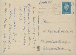 Postautomation Fluo-Versuchscodierung Mit Nr. 2 Auf Ansichtskarte, 23.7.75 - Correo Postal