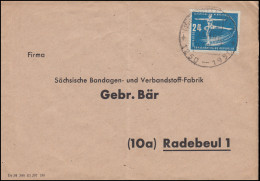 247 Wintersport 24 Pf Als EF Auf Brief SSt WEIMAR 700 Jahre 23.7.1950 - Usados