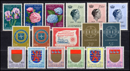 601-617 Luxemburg Jahrgang 1959 Komplett, Postfrisch - Altri & Non Classificati