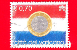 VATICANO - Usato - 2004 - Moneta Europea - Lussemburgo - 0.70 - Gebruikt