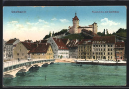 AK Schaffhausen, Rheinbrücke Mit Schifflände  - Sonstige & Ohne Zuordnung