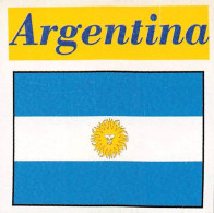 Flag Chromo -  Argentina - 5 X 5 Cm - Other & Unclassified