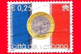 VATICANO - Usato - 2004 - Moneta Europea - Francia - 0.25 - Gebruikt