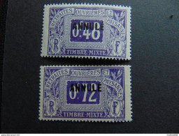 Magnifique Lot De Timbres De Sécurité Sociale Mixtes Surchargés ANNULE Pour Les Cours D'instructions - Marken