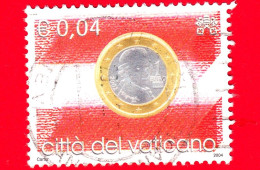 VATICANO - Usato - 2004 - Moneta Europea - Austria - 0.04 - Oblitérés