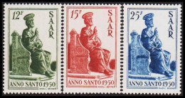 1950. Saar. Heiliges Jahr ANNO SANTO Complete Set Never Hinged. (MICHEL 293-395) - JF544470 - Ongebruikt