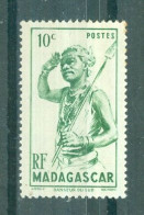 MADAGASCAR - N°300* MH Trace De Charnière SCAN DU VERSO - Série Courante. - Neufs