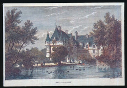 CPSM / CPM 10.5 X 15 Indre Et Loire Château D' AZAY LE RIDEAU  Litho Du XVI° S. (Rouargue Frères) - Azay-le-Rideau