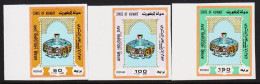 1988. KUWAIT. ARAB HOUSING DAY In Complete Set IMPERFORATE. Never Hinged. Unusual.  (Michel 1170-1172 U) - JF544554 - Koweït