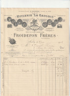 13-Froidefon Frères...Huilerie " Le Gaulois "...Salon-de-Provence...(Bouches-du-Rhône)...1912 - Otros & Sin Clasificación