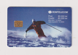 ROMANIA - Skiing Chip  Phonecard - Roemenië