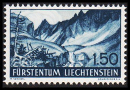 1937-1938. LIECHTENSTEIN. Landscapes And Castles. 1.50 Fr. Never Hinged. (Michel 169) - JF544574 - Unused Stamps