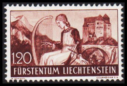 1937-1938. LIECHTENSTEIN. Landscapes And Castles. 1.20 Fr. Never Hinged. (Michel 168) - JF544575 - Unused Stamps