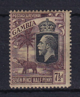 Gambia: 1922/29   KGV   SG119     7½d      MNH - Gambia (...-1964)