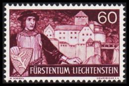 1937-1938. LIECHTENSTEIN. Landscapes And Castles. 60 Rp. Never Hinged. (Michel 165) - JF544577 - Nuevos