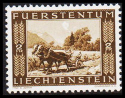 1943. LIECHTENSTEIN. Binnenkanal 2 Fr. Never Hinged. (Michel 221) - JF544597 - Nuevos