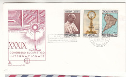 Vatican - Lettre De 1968 - Oblit Poste Vaticane - Papes - - Briefe U. Dokumente