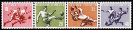 1954. LIECHTENSTEIN. SPORT. Complete Set With 4 Stamps Football Never Hinged.  (Michel 322-325) - JF544608 - Unused Stamps