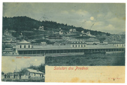 RO 77 - 23756 PREDEAL, Brasov, Railway Station, Litho, Romania - Old Postcard - Used - 1899 - Rumania