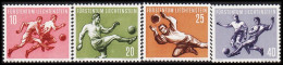 1954. LIECHTENSTEIN. SPORT. Complete Set With 4 Stamps Football Never Hinged.  (Michel 322-325) - JF544610 - Ungebraucht