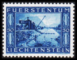 1943. LIECHTENSTEIN. Binnenkanal 30 Rp. Never Hinged. (Michel 219) - JF544611 - Nuovi