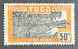 FRTG0136U2 - Agriculture - Cocoa Plantation - 50 C Used Stamp - French Togo - 1924 - Gebraucht