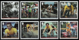 Ile De Man 2013 Yvertn° 1895-1902 *** MNH Cote 20,50 € Cyclisme Centenaire Du Tour De France - Man (Insel)