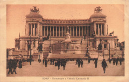 ITALIE - Roma - Monumento A Vittorio Emanuele II - Animé - Carte Postale Ancienne - Other Monuments & Buildings