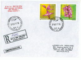 NCP 19 - 2600-a ORCHIDS, Romania - Registered - 2011 - Orchidee