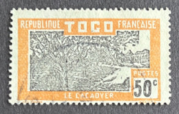 FRT0136U3 - Agriculture - Cocoa Plantation - 50 C Used Stamp - French Togo - 1924 - Usados