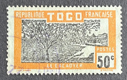 FRT0136U4 - Agriculture - Cocoa Plantation - 50 C Used Stamp - French Togo - 1924 - Gebraucht