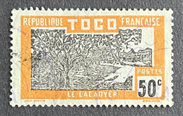 FRTG0136U6 - Agriculture - Cocoa Plantation - 50 C Used Stamp - French Togo - 1924 - Usati