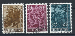 Liechtenstein N°356/58(FU) 1960 - Arbres Et Arbustes - Oblitérés