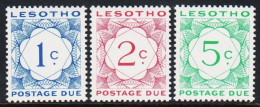 1967. LESOTHO. POSTAGE DUE, Complete Set With 3 Stamps. Never Hinged.  (Michel Porto 3-5) - JF544637 - Lesotho (1966-...)